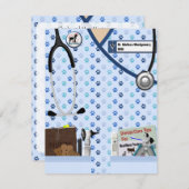 Faire-part vétérinaire (Devant / Derrière)