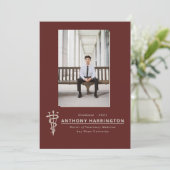 Faire-part vétérinaire (Debout devant)