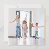 Faire-part Village de neige | Nouvelle maison pour les vacanc (Dos)