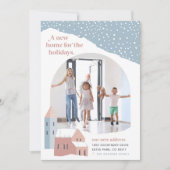 Faire-part Village de neige | Photo Holiday Moving (Devant)