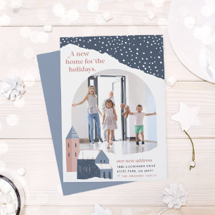 Faire-part Village de neige   Photo Holiday Moving