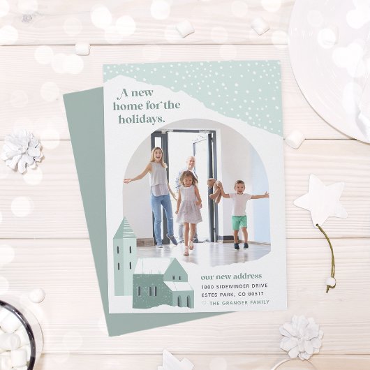 Faire-part Village de neige | Photo Holiday Moving