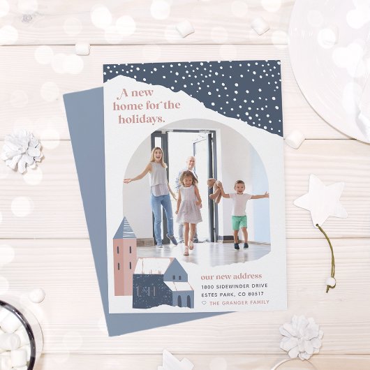 Faire-part Village de neige | Photo Holiday Moving