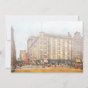 Faire-part Ville - Chicago IL - L'Hôtel Victoria 1900