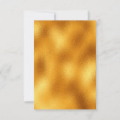 Faire-part Ville d'or noir (Dos)