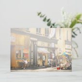 Faire-part Ville - Manger dans le quartier de Stockade (Debout devant)