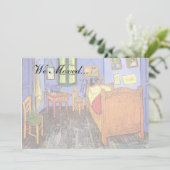 Faire-part Vincent Van Gogh - Chambre À Arles Art (Debout devant)