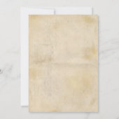 Faire-part vintage gold Newspaper Pregnancy Announcement (Dos)