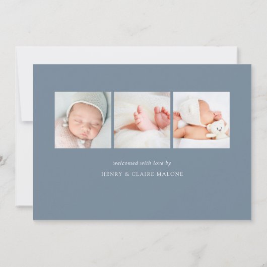 Faire-part Voici Love Photo Naissance (Dos)