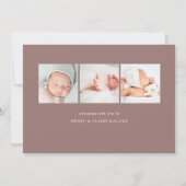 Faire-part Voici Love Photo Naissance (Dos)