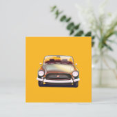 Faire-part Voiture classique vintage (Debout devant)
