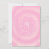 Faire-part Votre Arrière - plan rose photo (Dos)