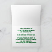 Faire-part Vous êtes aimés et priés pour (Intérieur)