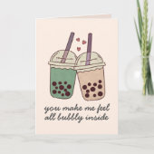 Faire-part Vous Me Faites Sentir Tout Bubbly Dans Personnalis (Devant)