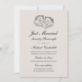 Faire-part Western Horse Country vient de se marier Mariage (Devant)