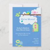 Faire-part Weve Moved Maison Oiseau et arbre (Devant)
