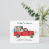 Faire-part We've Moved New Year Moving Announcement Card (Debout devant)