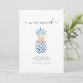 Faire-part Weve Moved Pineapple Changement d'adresse Déplacem (Debout devant)