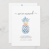 Faire-part Weve Moved Pineapple Changement d'adresse Déplacem (Devant / Derrière)