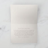 Faire-part Whimsical Wildflowers Garden Wedding Thank You (Intérieur)