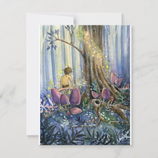 Faire-part Whisperes forestières (Devant)