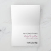 Faire-part White Tulips ・ Save the date Card (Intérieur)
