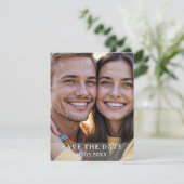 Faire-part Wildflower Spring Photo Save the Date (Debout devant)