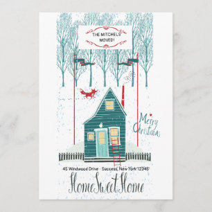 Faire-part Winter Home Nouvelle adresse