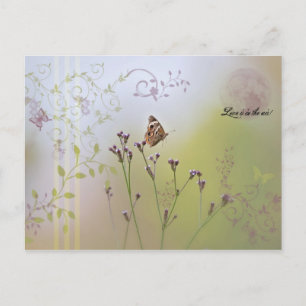 Faire-part Y'a de l'amour dans l'air ! Carte postale