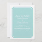 Faire parvenir une invitation Turquoise Simply Ele (Devant)