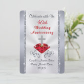 Faire personnaliser des invitations pour le 40e an (Debout devant)