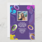 Faire personnaliser un faire-part de remise de dip (Dos)