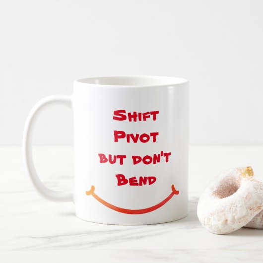 Faire pivoter mais ne pas plier le café Mug (Avec donut)