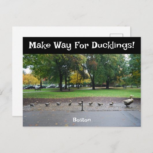 Faire place à la carte postale (Devant / Derrière)