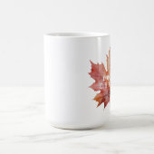"Faire place au changement" Maple Leaf Mug Automne (Centre)