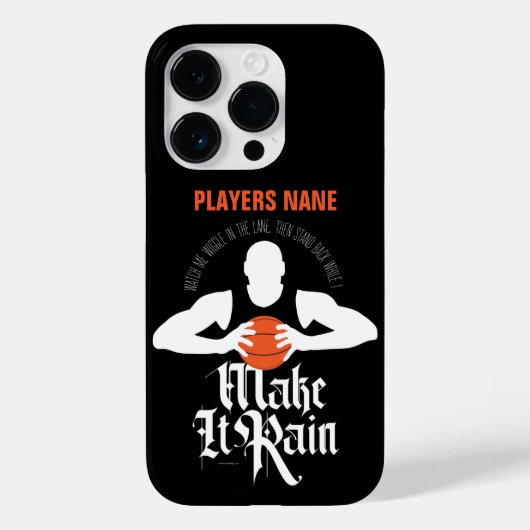 Faire pleuvoir (Basketball) Coque-Mate coque iphon (Verso)