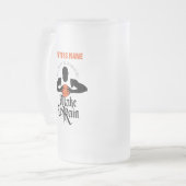 Faire Pluie (Basketball) Verre Frosted Beer Mug (Devant gauche)