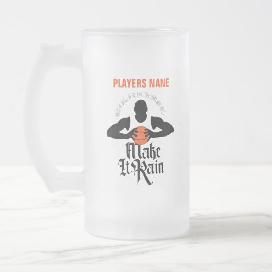 Faire Pluie (Basketball) Verre Frosted Beer Mug (Gauche)