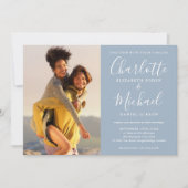 Faire poussiéreuse invitation de mariage avec écri (Devant)
