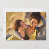 Faire poussiéreuse invitation de mariage avec écri (Dos)