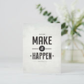 Faire que cela arrive - Carte postale (Debout devant)