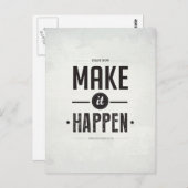 Faire que cela arrive - Carte postale (Devant / Derrière)