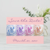 Faire Roses Avec Gems Invitations (Debout devant)