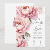 Faire rougir invitation  (Devant / Derrière)