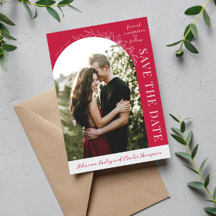 Faire simple floral 1 Framboise Save The Date