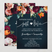 Faire Simple, Juste Amour Faire-Part de Mariage en (Devant / Derrière)