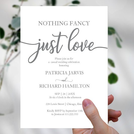 Faire Simple Juste Amour Invitation De Mariage Déc