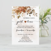 Faire simple, juste l'amour, invitation de mariage (Debout devant)