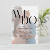 Faire Simple Moderne Nous Faisons Carte d'Invitati (Debout devant)