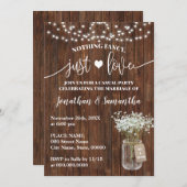 Faire simple pour l'amour Invitation de mariage in (Devant / Derrière)